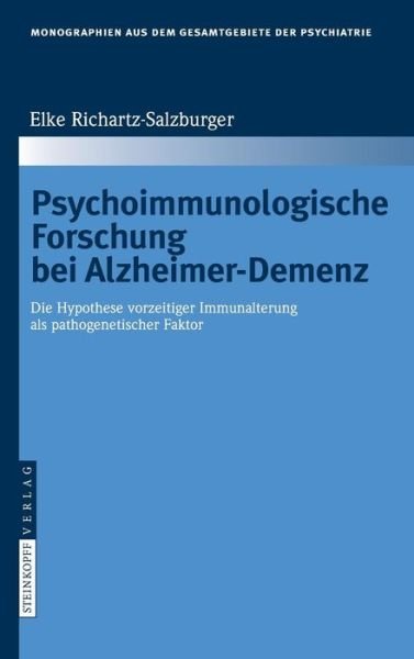 Cover for 9783798517875 · Psychoimmunologische Forschung Bei Alzheimer-demenz (Taschenbuch) (2007)