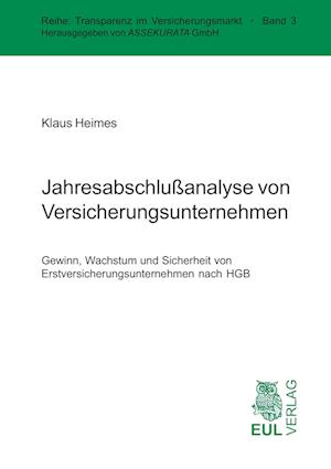 Cover for Klaus Heimes · Jahresabschlußanalyse von Versicherungsunternehmen (Paperback Book) (2003)