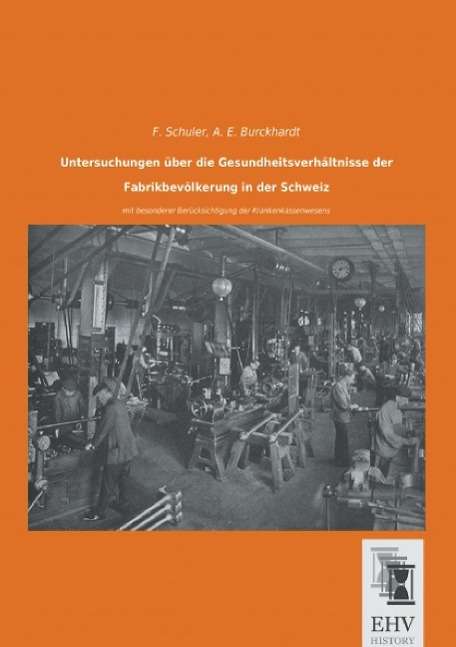 Cover for Schuler · Untersuchungen über die Gesundh (Book)