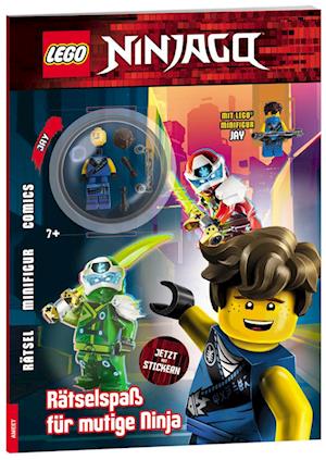 Cover for LegoÃ‚Â® NinjagoÃ‚Â® · Rätselspaß Für Mutige (Buch)