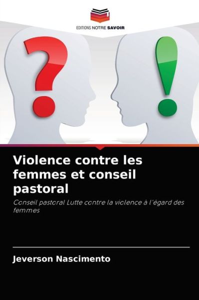 Cover for Jeverson Nascimento · Violence contre les femmes et conseil pastoral (Paperback Book) (2021)