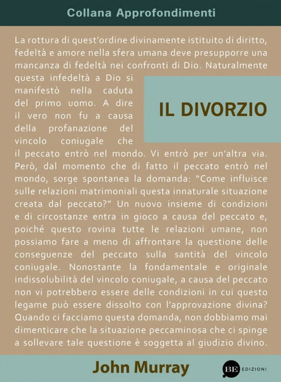 Cover for John Murray · Il Divorzio (Book)