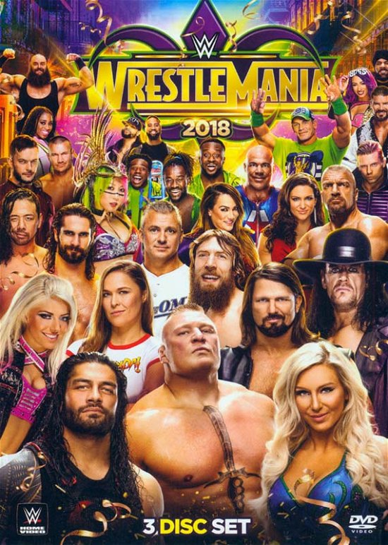 Cover for Wwe Wrestlemania 34 (DVD) (2023)