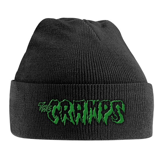 Cover for The Cramps · Green Logo (Embroidered) (Beanie) [Black edition] (2019)
