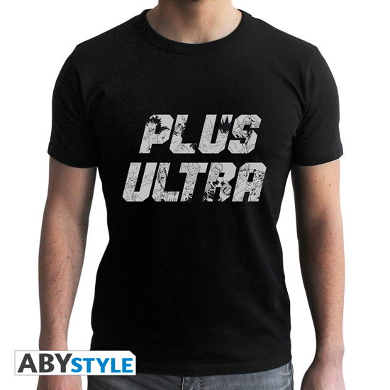 MY HERO ACADEMIA - Tshirt Plus Ultra man SS blac - T-Shirt Männer - Fanituote - ABYstyle - 3700789276869 - torstai 7. helmikuuta 2019