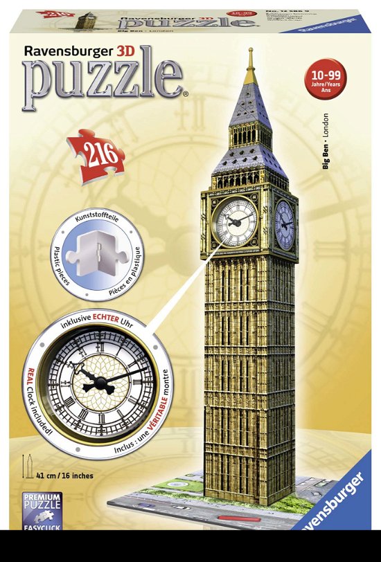 Cover for Ravensburger · Big Ben m.Uhr (Puzz)12586 (Buch) (2015)