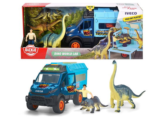 Dickie Dino World Lab Vrachtwagen Speelset - Dickie - Gadżety - Dickie Spielzeug - 4006333080869 - 