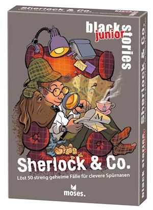 Cover for Harder:black Stories Junior · Black Stories Junior Sherlock &amp; Co. (Toys)