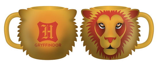 Harry Potter (Gryffindor - Lion) Mug Shaped Boxed - Harry Potter - Fanituote - HARRY POTTER - 5055453486869 - maanantai 13. kesäkuuta 2022