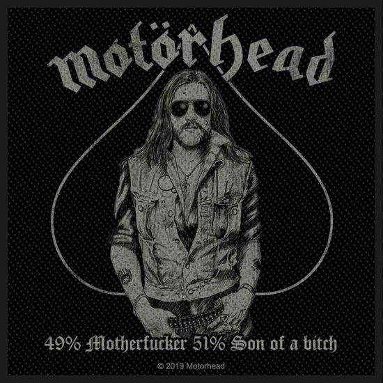 Motorhead Woven Patch: 49% Motherfucker (Standard) - Motörhead - Merchandise -  - 5056365700869 - 