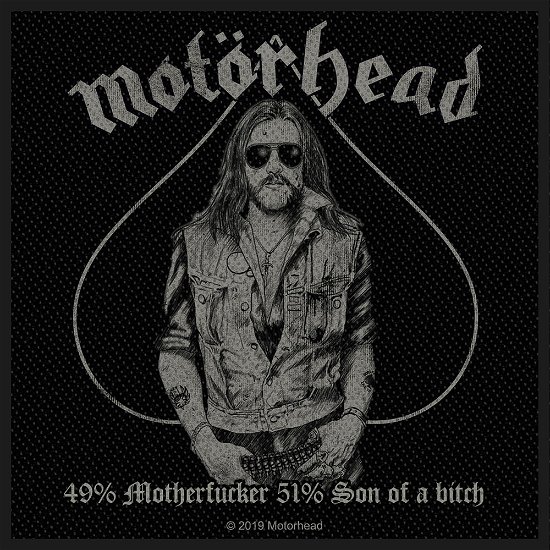 Cover for Motörhead · Motorhead Standard Woven Patch: 49% Motherfucker (Patch)