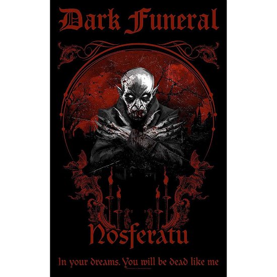 Dark Funeral Textile Poster: Nosferatu - Dark Funeral - Fanituote -  - 5056365726869 - 