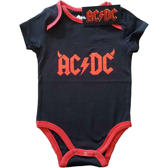 Cover for AC/DC · AC/DC Kids Baby Grow: Horns (6-9 Months) (Bekleidung) [size 6-12mths] [Black - Kids edition]