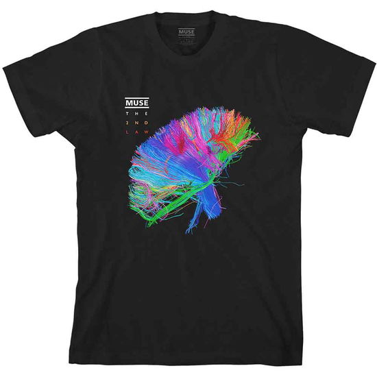 Muse Unisex T-Shirt: 2nd Law Album - Muse - Marchandise -  - 5056368684869 - 