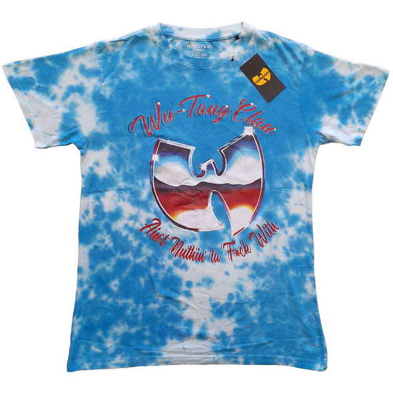 Cover for Wu-Tang Clan · Wu-Tang Clan Unisex T-Shirt: ANTFW (Blue) (Wash Collection) (T-shirt) [size L] (2022)