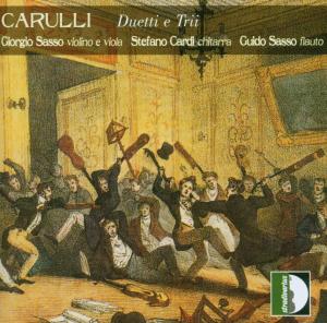 Cover for Carulli / Cardi / Sasso,giorgio &amp; Guido · Chamber Music with Guitar (CD) (2004)