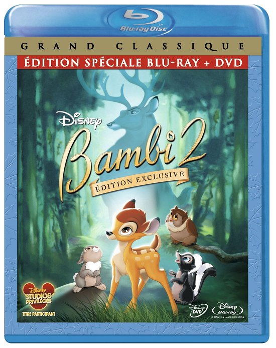 Cover for Bambi / blu-ray+dvd (DVD)