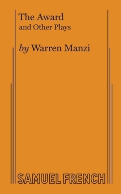 Cover for Warren Manzi · The Award and Other Plays (Paperback Book) (2017)