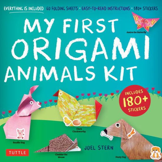 My First Origami Animals Kit: Everything is Included: 60 Folding Sheets, Easy-to-Read Instructions, 180+ Stickers - Joel Stern - Książki - Tuttle Publishing - 9780804852869 - 15 września 2020