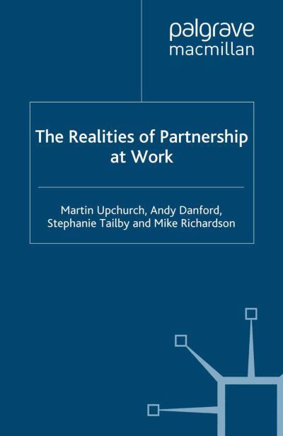 The Realities of Partnership a - Upchurch - Livros -  - 9781349282869 - 5 de novembro de 2008