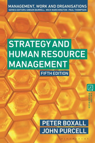 Cover for Boxall, Professor Peter (Professor of Human Resource Management, University of Auckland, New Zealand) · Strategy and Human Resource Management - Management, Work and Organisations (Paperback Book) (2022)