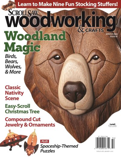 Cover for Editors of Scroll Saw Woodworking &amp; Crafts · Scroll Saw Woodworking &amp; Crafts Issue 81 Winter 2020 (Book) (2020)