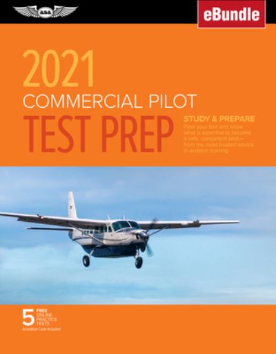 Cover for Asa Test Prep Board · Commercial Pilot Test Prep 2021 (Paperback Book) (2020)