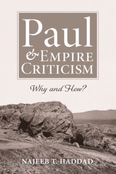 Cover for Najeeb T. Haddad · Paul and Empire Criticism (Bog) (2023)