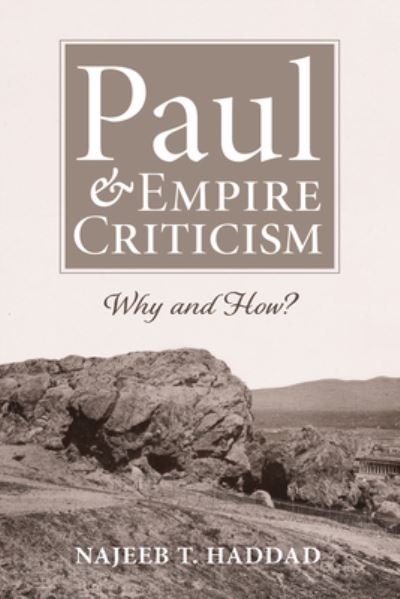 Cover for Najeeb T. Haddad · Paul and Empire Criticism (Bog) (2023)