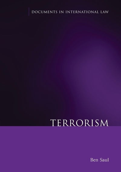 Cover for Saul Ben · Terrorism (N/A) (2012)