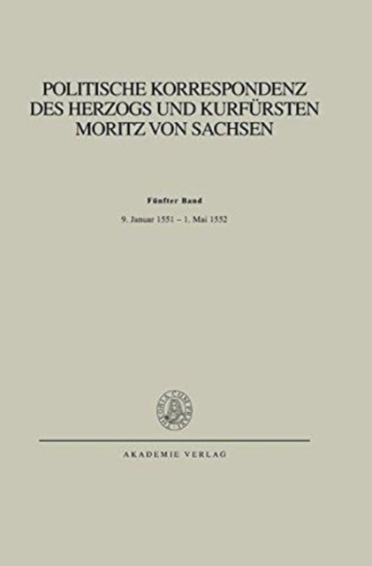 Cover for Vch · Politische Korrespondenz DES Herzogs Und (Hardcover Book) (1998)