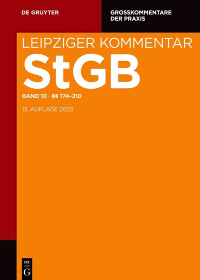 §§ 174-210 - Eric Hilgendorf - Bücher - de Gruyter GmbH, Walter - 9783110488869 - 31. Dezember 2022