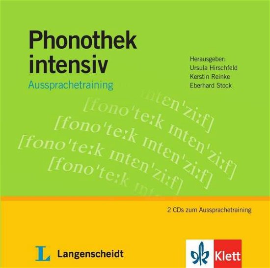 Phonothek intensiv: Cds (2) - Ursula Hirschfeld, Kerstin Reinke, Eberhard Stock - Produtos - Klett (Ernst) Verlag,Stuttgart - 9783126063869 - 12 de março de 2008