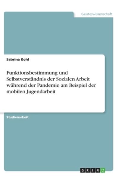 Cover for Kohl · Funktionsbestimmung und Selbstvers (Bok)