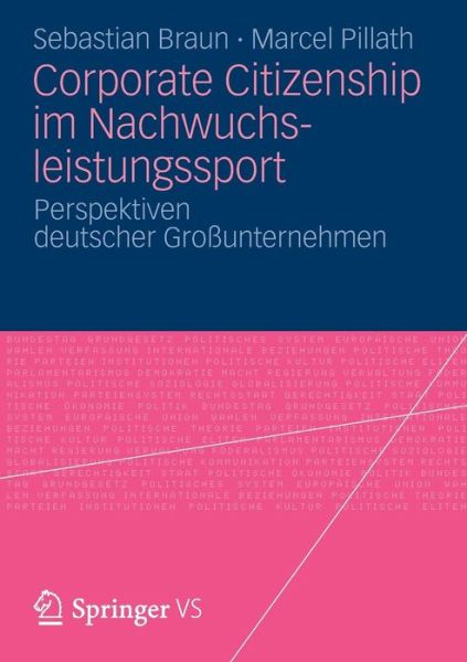 Cover for Sebastian Braun · Corporate Citizenship Im Nachwuchsleistungssport: Perspektiven Deutscher Grossunternehmen (Paperback Book) [2013 edition] (2012)
