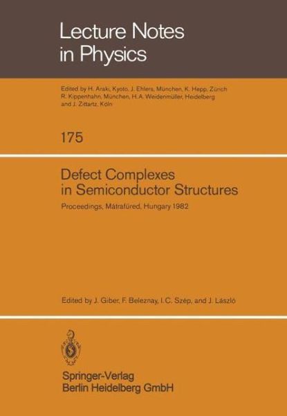 Cover for J Giber · Defect Complexes in Semiconduc (Paperback Book) (1983)