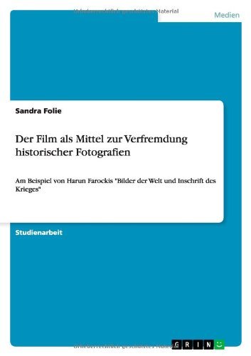 Cover for Folie · Der Film als Mittel zur Verfremdu (Book) [German edition] (2011)