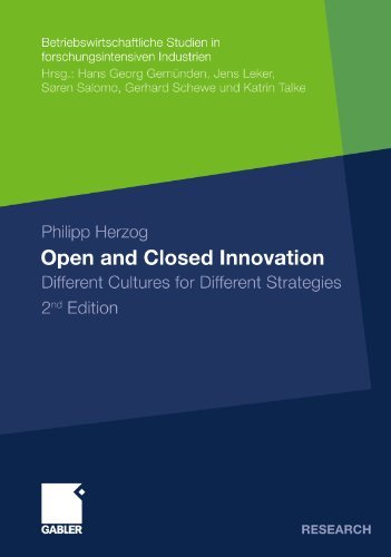Cover for Philipp Herzog · Open and Closed Innovation: Different Cultures for Different Strategies - Betriebswirtschaftliche Studien in Forschungsintensiven Industrien (Paperback Bog) [2nd ed. 2011 edition] (2010)