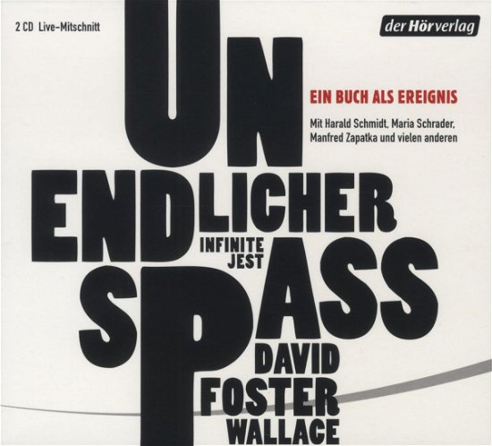 Cover for D.F. Wallace · Unendlicher Spaß,2CD-A (Buch)