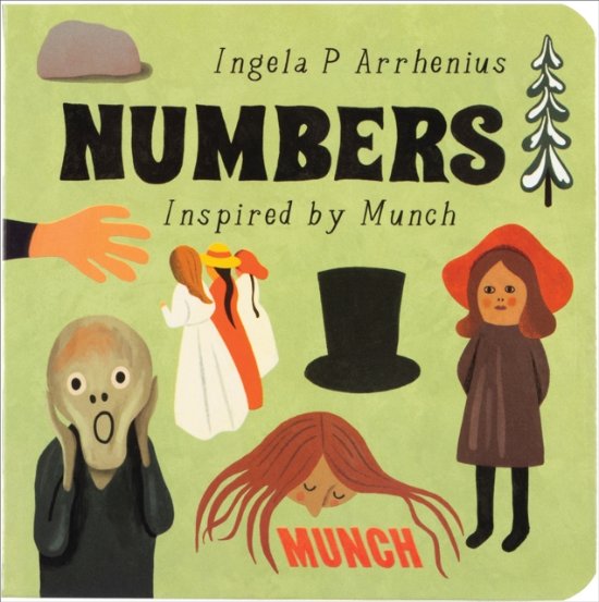 Cover for Ingela P Arrhenius · Numbers: Inspired by Edvard Munch - My First Books: Inspired by Edvard Munch (Board book) (2024)