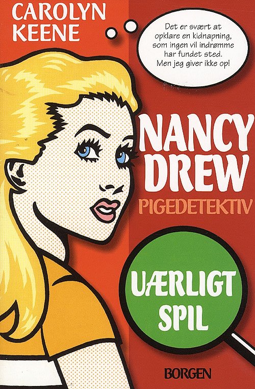Cover for Carolyn Keene · Nancy Drew - pigedetektiv., 3: Uærligt spil (Sewn Spine Book) [1th edição] (2007)