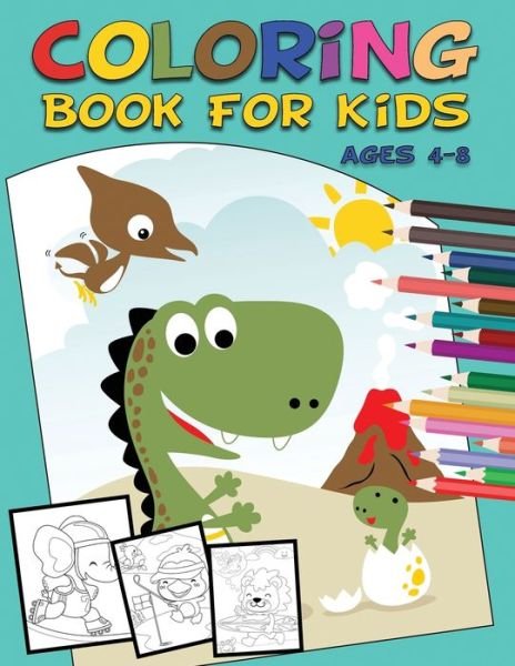 Cover for Smd Design · Coloring Book for Kids Ages 4-8 (Paperback Bog) (2020)