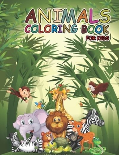 Cover for Book Publishing Art Online · Animals Coloring Book For Kids (Paperback Book) (2020)