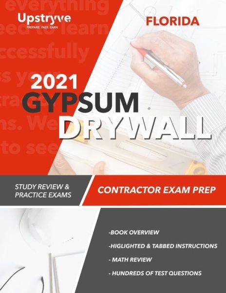 Cover for Upstryve Inc · 2021 Florida Gypsum Drywall Contractor Exam Prep (Paperback Bog) (2021)