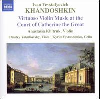 Cover for Khandoshkin / Khitruk / Yakubovsky / Yevtushenko · Virtuoso Violin (CD) (2006)