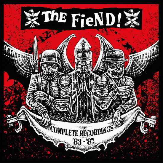 Cover for Fiend · Complete Recordings 1983-1987 (Red Vinyl) (LP) [Limited edition] (2023)