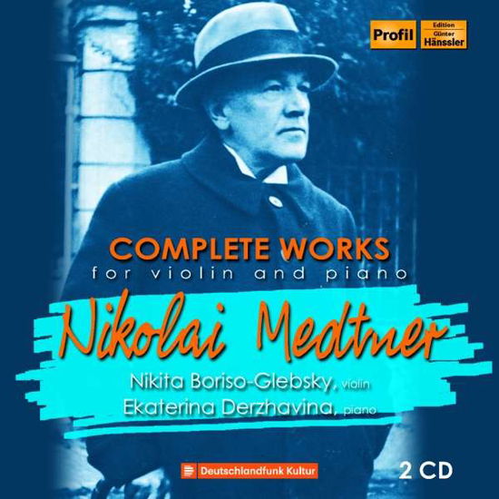 Medtner / Complete Works Piano & Violin - Derzhavina / Boriso-glebsky - Musik - PROFIL - 0881488170870 - 13. April 2018