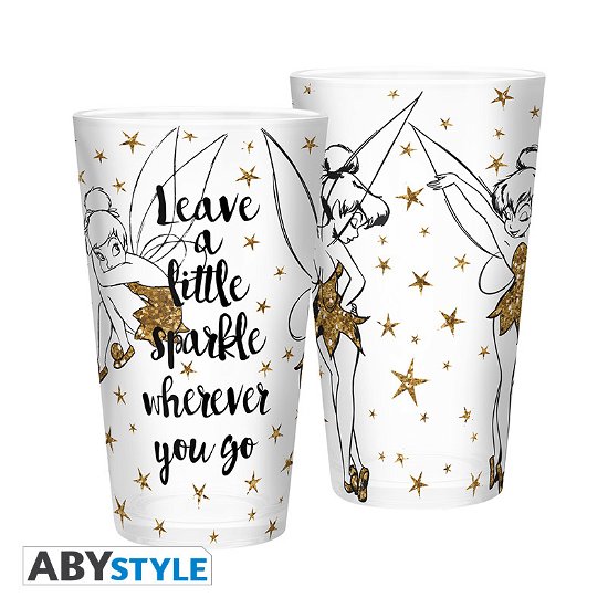 Cover for Abystyle · Disney - Large Glass - 460Ml - Tinkerbell Gold - G (N/A) (2019)