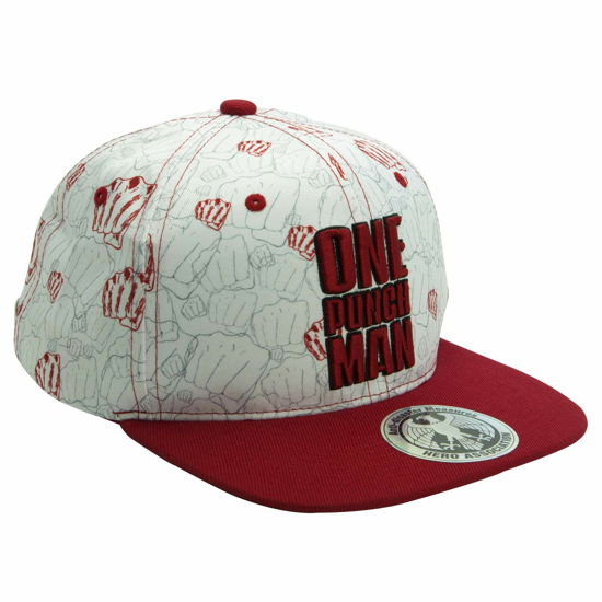 Cover for One Punch Man · One Punch Man - Snapback Cap - Beige &amp; Red - Punches (TØJ) (2020)