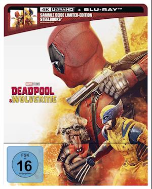 Cover for Deadpool &amp; Wolverine Uhd BD (Lim. Steelbook Deadp (4K Ultra HD) (2024)